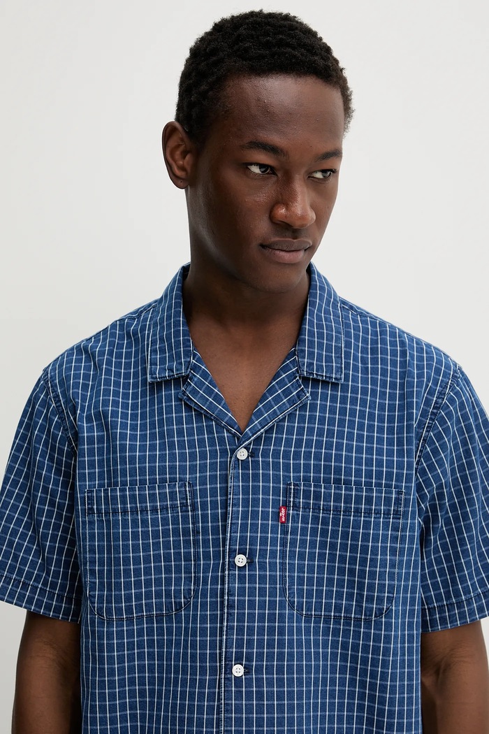 Levi's ing S/S CLASSIC CAMPER kék 21976