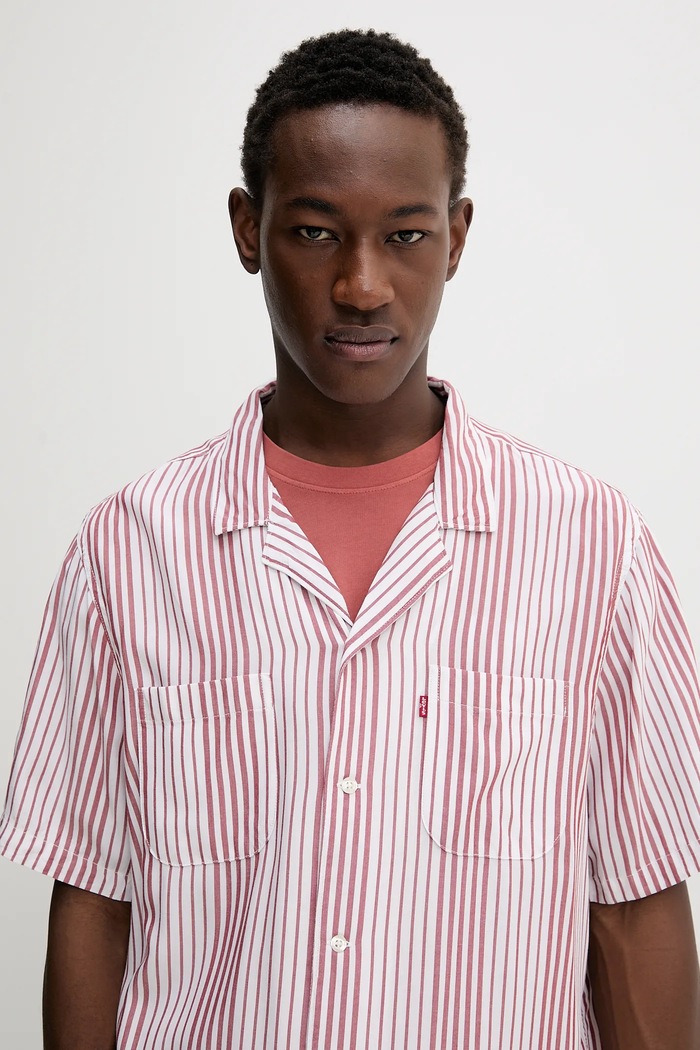 Levi's ing S/S CLASSIC CAMPER piros 21976