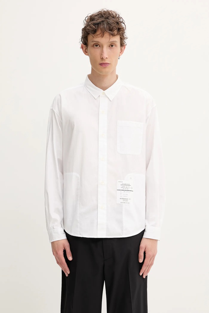 Pamučna košulja NEIGHBORHOOD Plain Shirt Ls regular bijela 251SPNH.SHM03