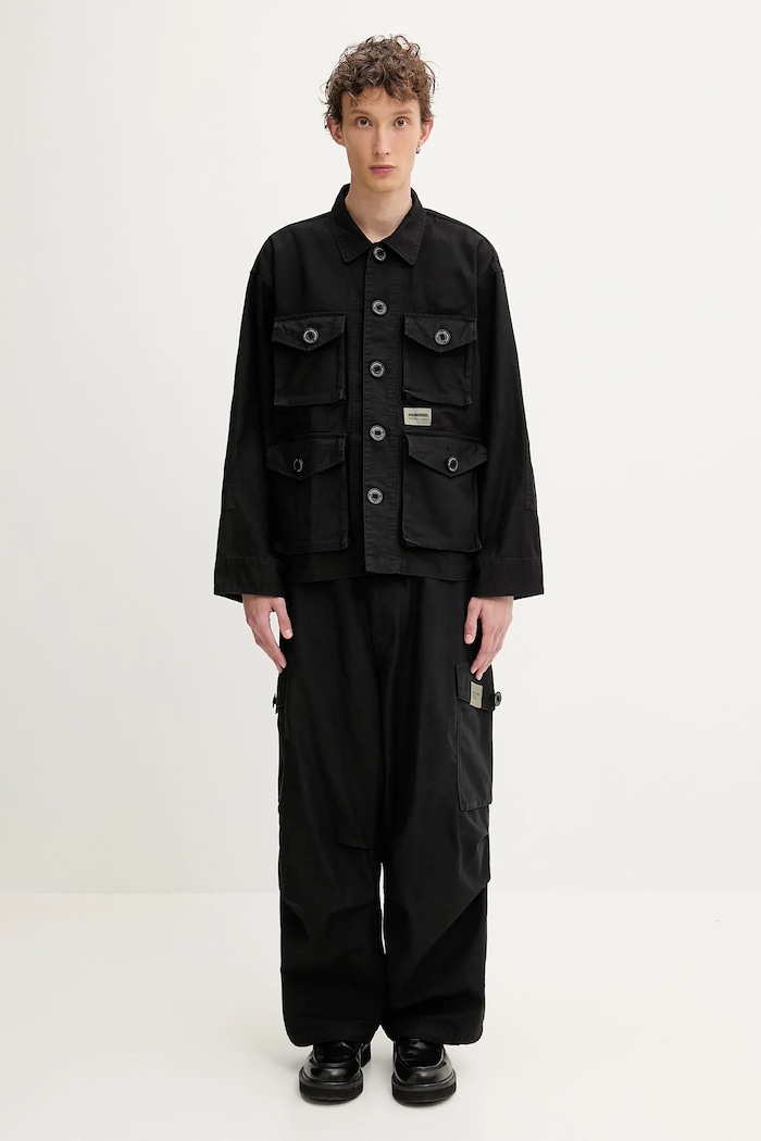 NEIGHBORHOOD cotton shirt Bdu Shirt Ls 251SPNH.SHM04 black