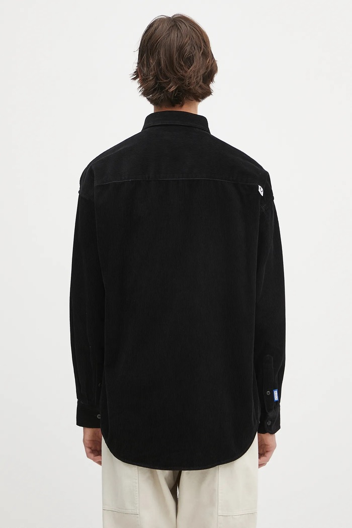 Одяг Вельветова сорочка AAPE Now Long Sleeve AAPSTM8499XXN чорний