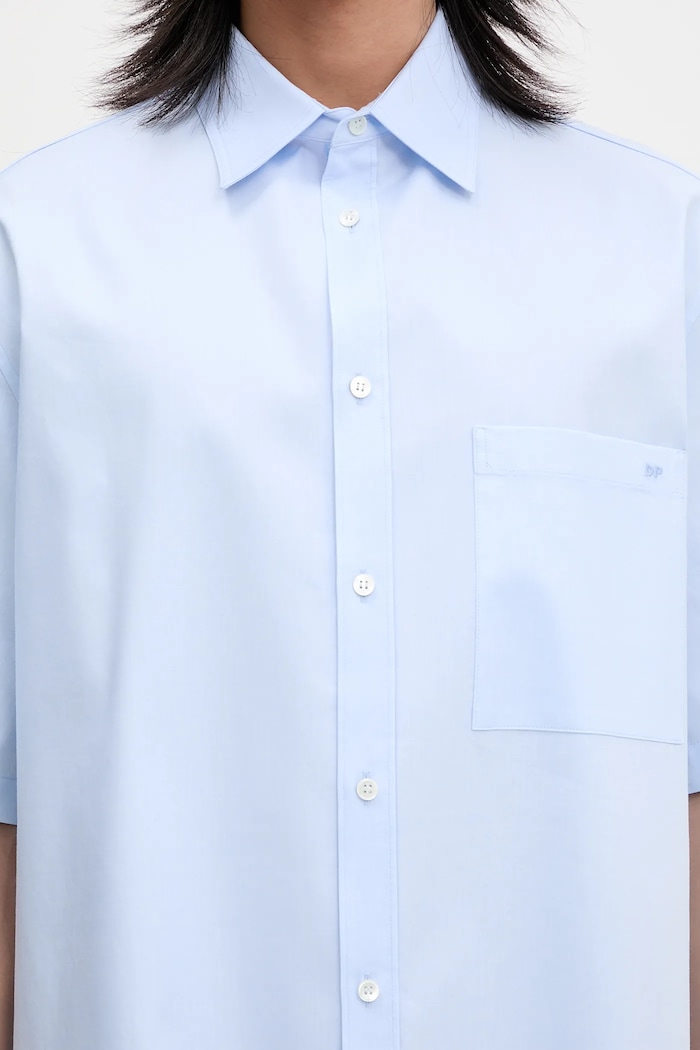 DARKPARK cotton shirt Vale blue MSH04.FAC14