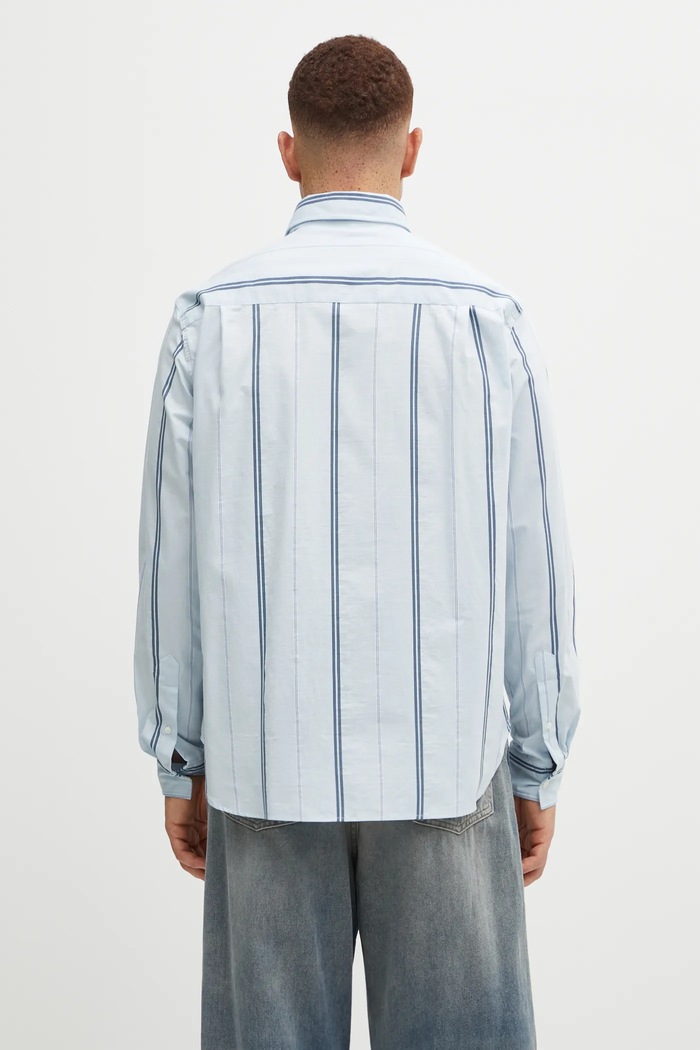 Дрехи Риза Maison Kitsuné Relaxed MM00403WC5029 син