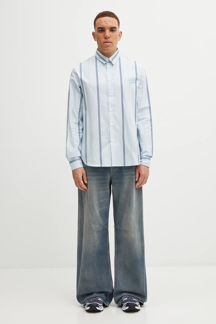 Риза Maison Kitsuné Relaxed MM00403WC5029 син