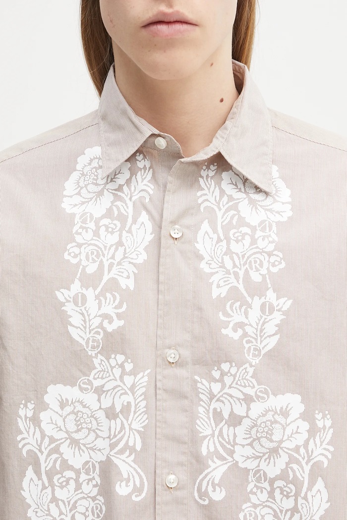 Pamučna košulja Aries Lace Overprinted Poplin Shirt AR4010203