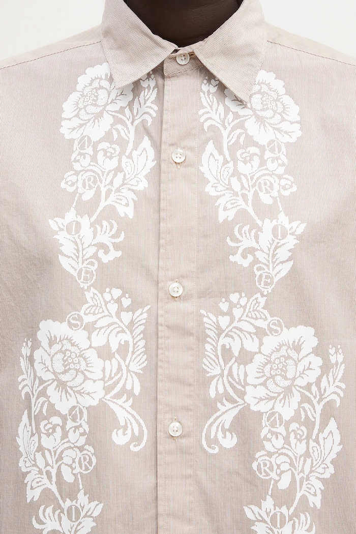 Bavlněná košile Aries Lace Overprinted Poplin Shirt AR4010203