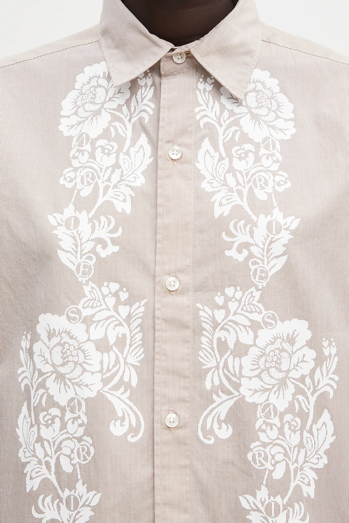 Pamučna košulja Aries Lace Overprinted Poplin Shirt AR4010203