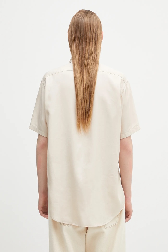 Košile Aries Motel Graphic Work Shirt AR4011503 béžová