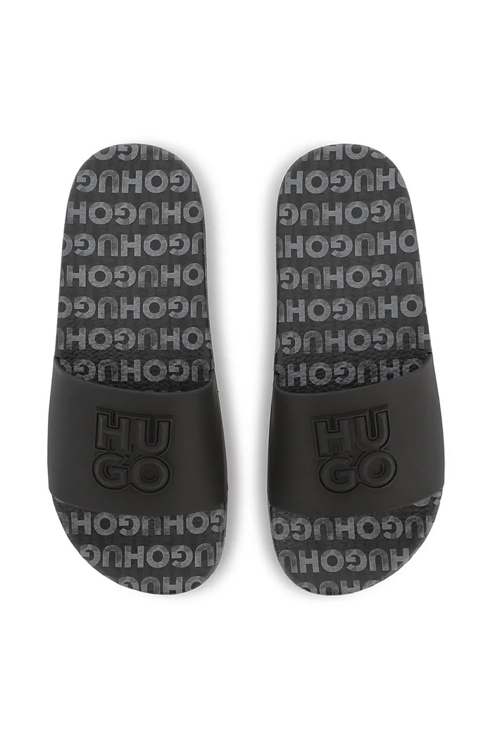 Дитячі шльопанці HUGO чорний G00298.27.35