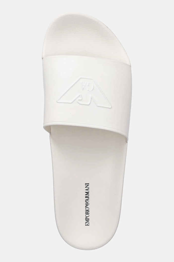 Emporio Armani papuci copii alb XYPS09.XOZ24