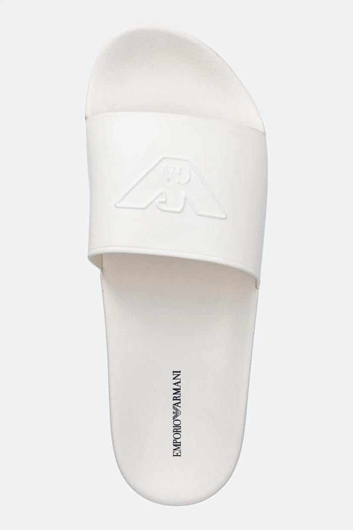 Emporio Armani papuci copii alb XYPS09.XOZ24