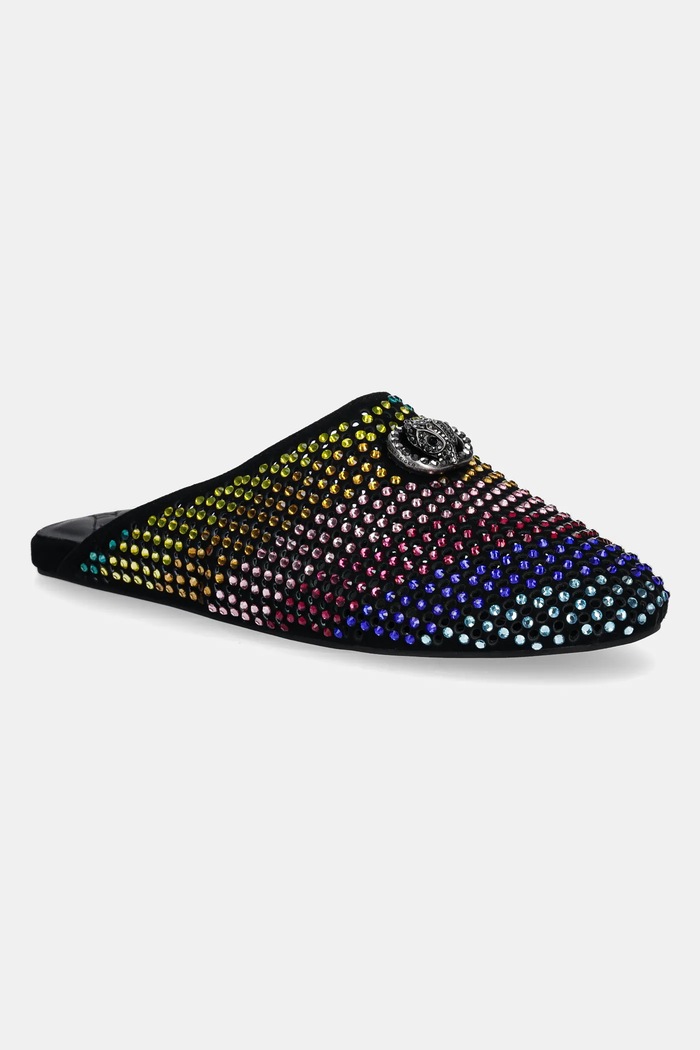 Kurt Geiger London klapki zamszowe Chelsea Slider płaski multicolor 3937269209.MULT