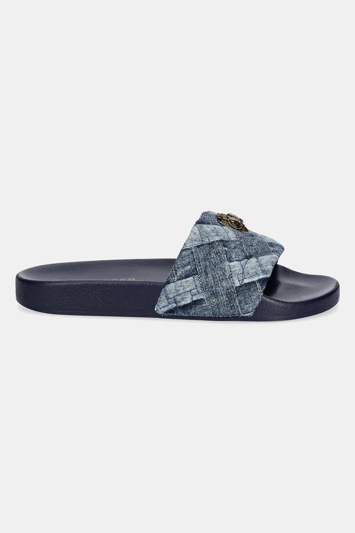 Kurt Geiger London klapki Meena Eagle 7400288669.DENIM niebieski SS25