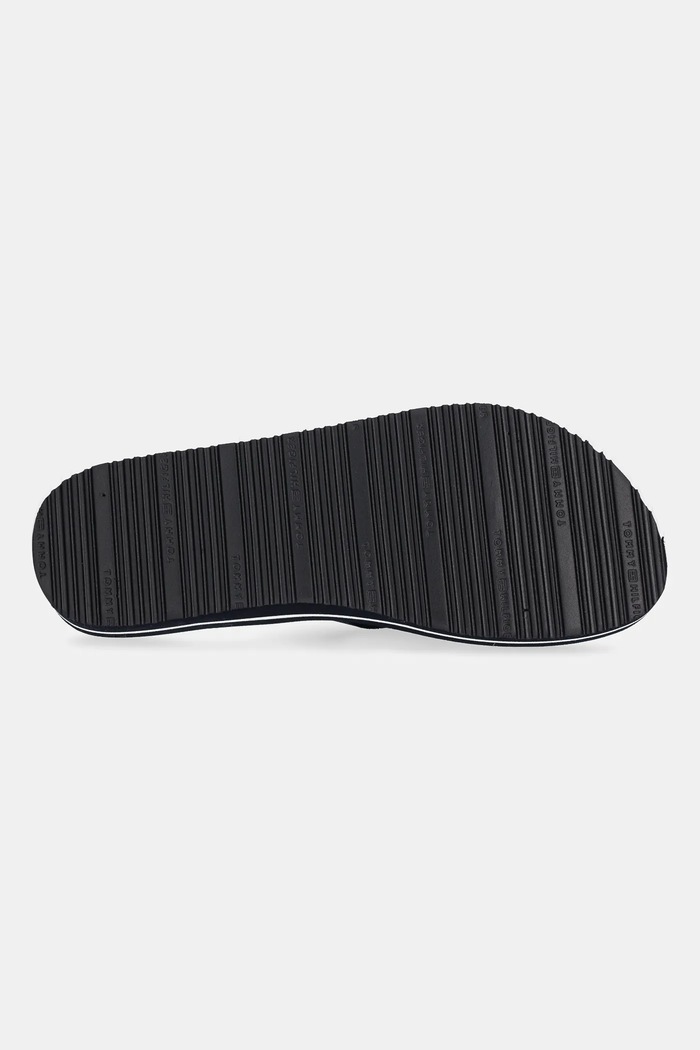 Tommy Hilfiger japonki TH CHAIN PRINT BEACH SANDAL FW0FW08514 granatowy
