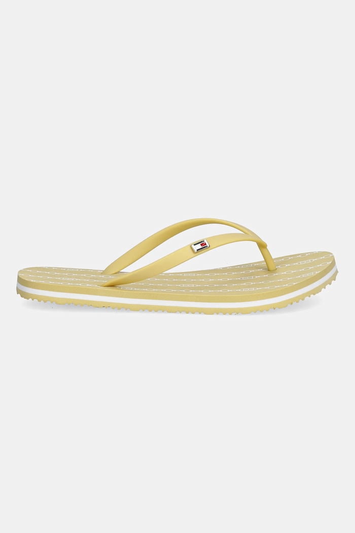 Žabky Tommy Hilfiger HILFIGER STRAP BEACH SANDAL FW0FW08518 žlutá SS25