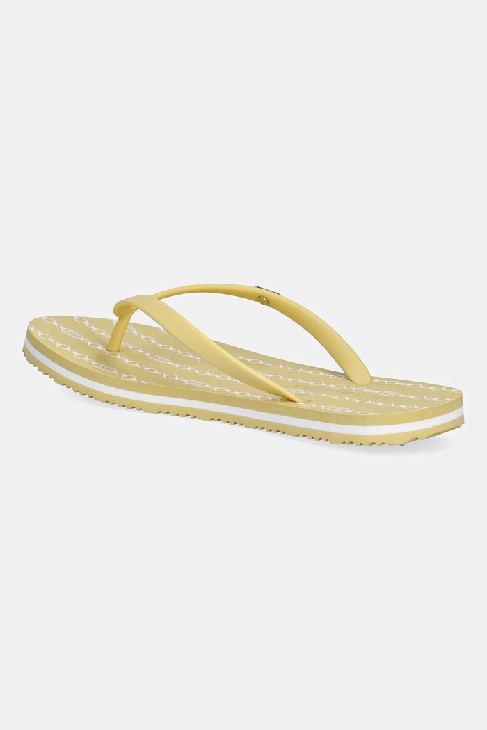 Boty Žabky Tommy Hilfiger HILFIGER STRAP BEACH SANDAL FW0FW08518 žlutá