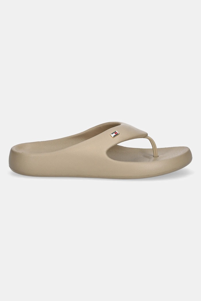Žabky Tommy Hilfiger TH COMFORT BEACH SANDAL FW0FW08522 béžová SS25