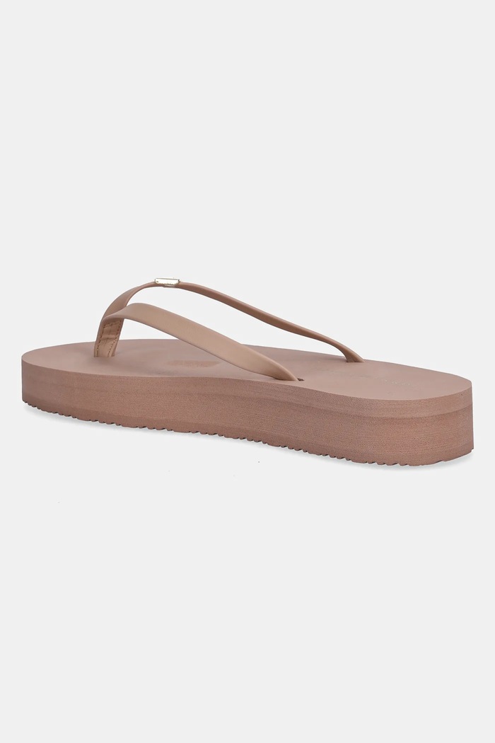 Cipők Tommy Hilfiger flip-flop ELEVATED CHIC BEACH SANDAL FW0FW08523 bézs
