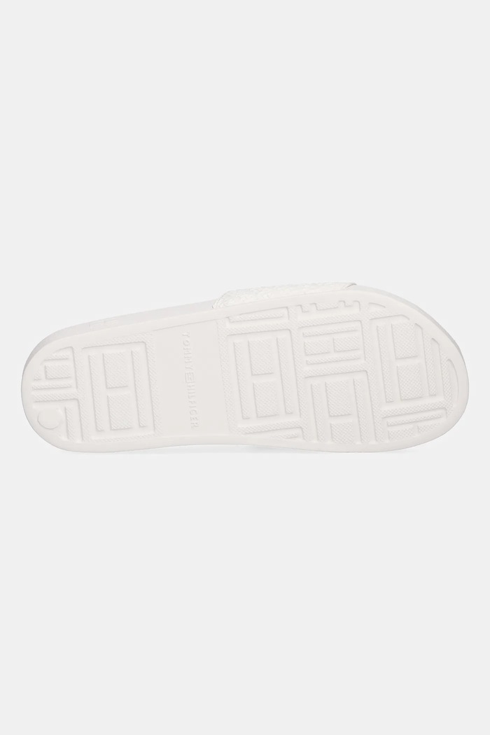 Tommy Hilfiger klapki TH MONOGRAM POOLSIDE FW0FW08525 biały