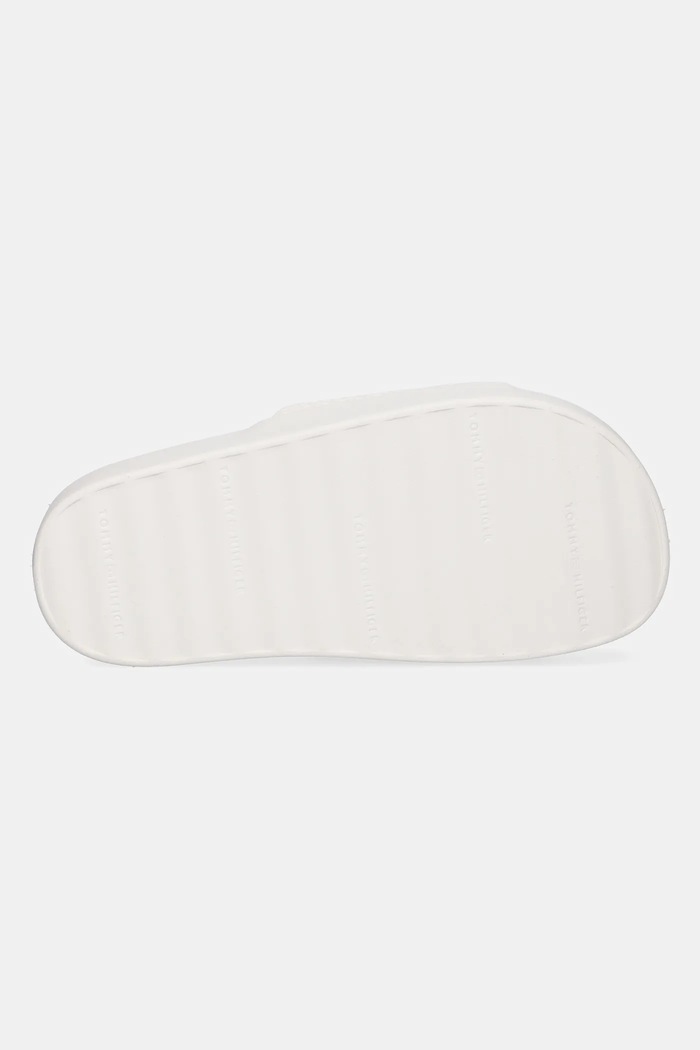 Tommy Hilfiger klapki PLATFORM MONOGRAM POOLSLIDE FW0FW08526 biały
