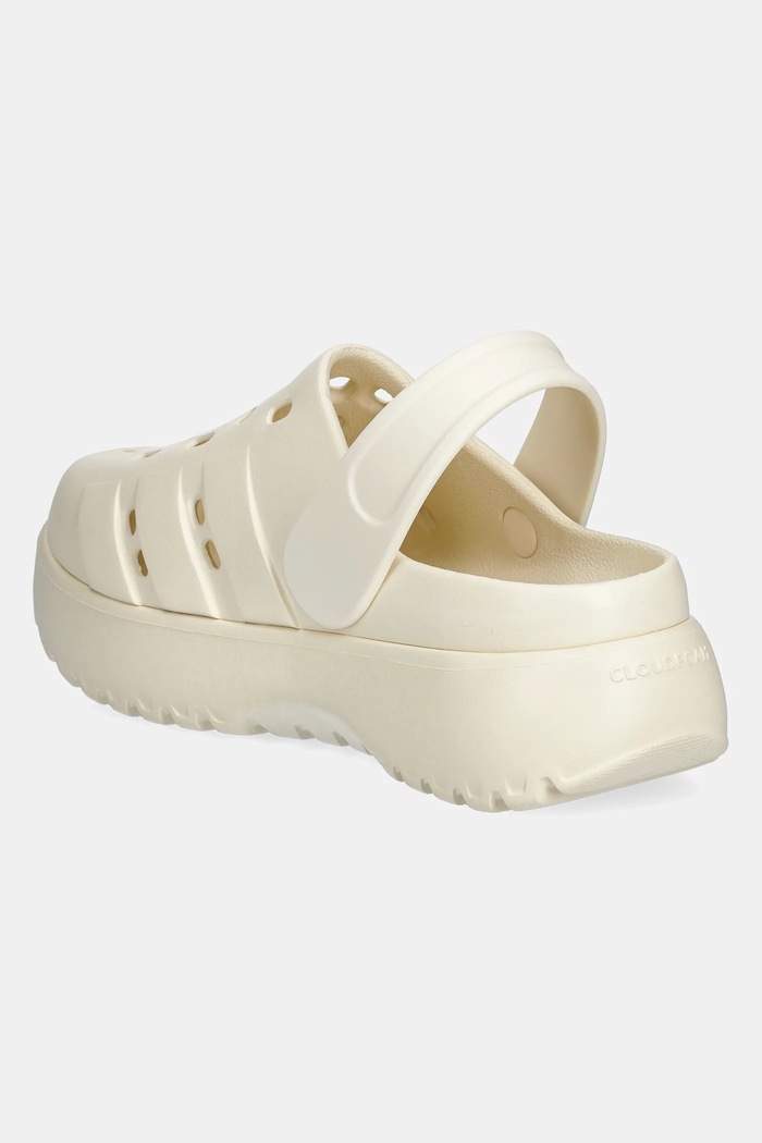 Boty Pantofle adidas Adilette Clog Platform JP7159 béžová