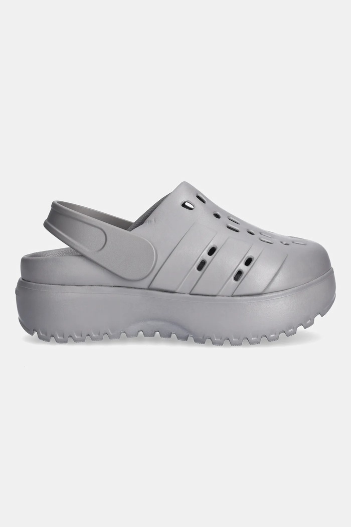 adidas klapki Adilette Clog Platform JQ9879 szary SS25
