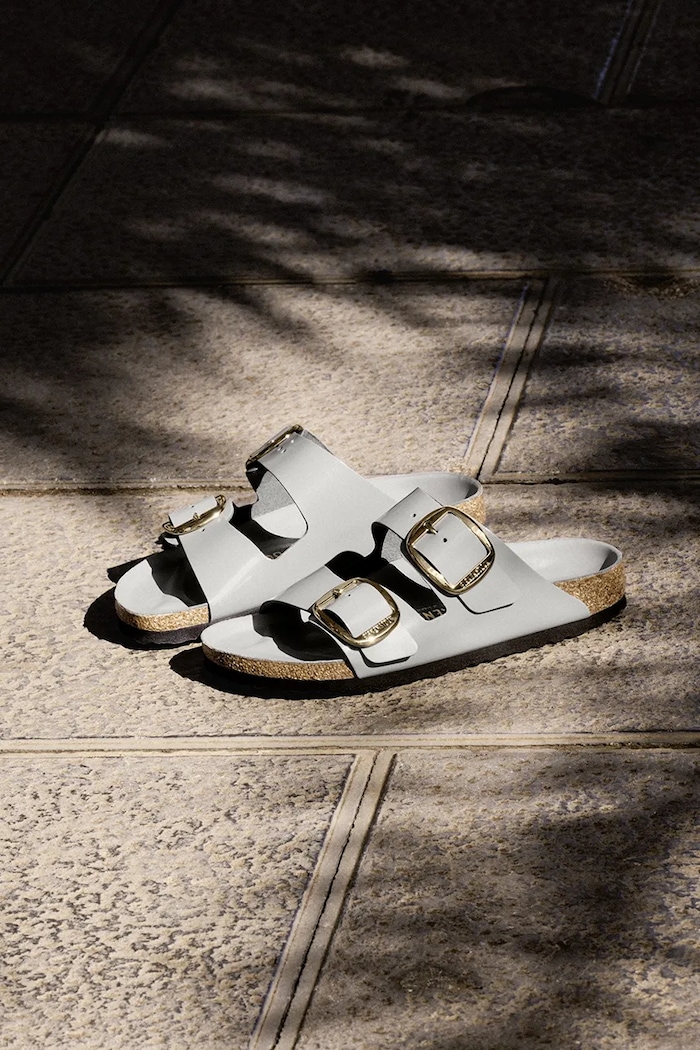 Birkenstock ciabatte slide in pelle Arizona Big Buckle 1029391
