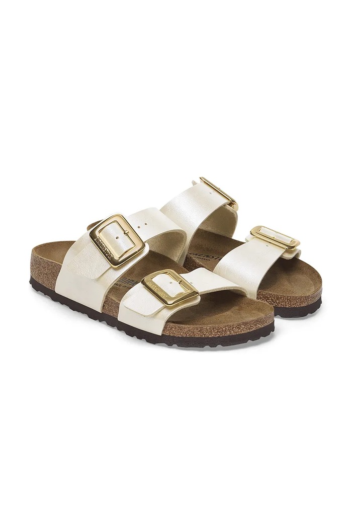 Šľapky Birkenstock Sydney Graceful Cushion Buckle biela 1029492