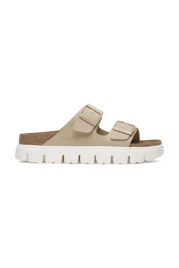Birkenstock klapki Arizona Chunky Birkenstock x Papillio pozostałe beżowy 1029094