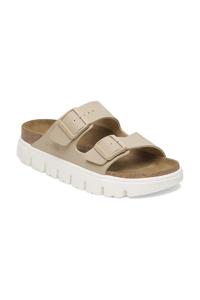 Birkenstock klapki Arizona Chunky Birkenstock x Papillio 1029094 beżowy SS25