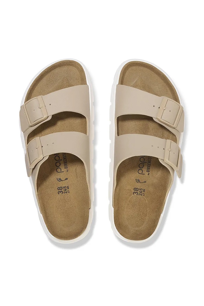 Birkenstock klapki Arizona Chunky Birkenstock x Papillio 1029094 beżowy