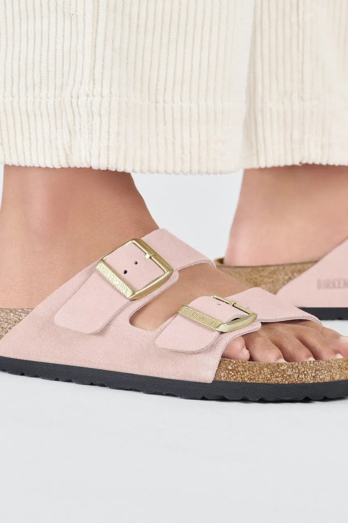 Birkenstock klapki zamszowe Arizona 1026170