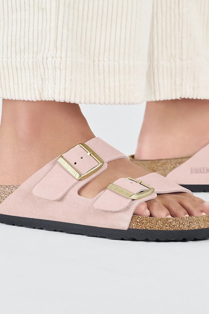 Birkenstock klapki zamszowe Arizona 1026170