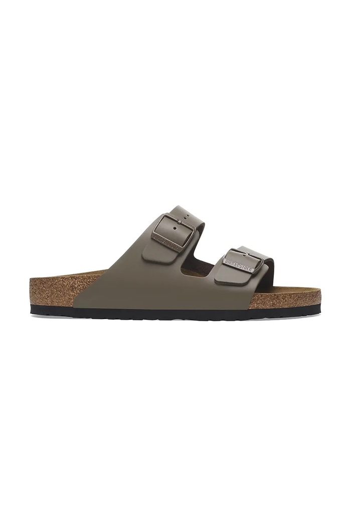 Kožené šľapky Birkenstock Arizona usňová koža zelená 1029155