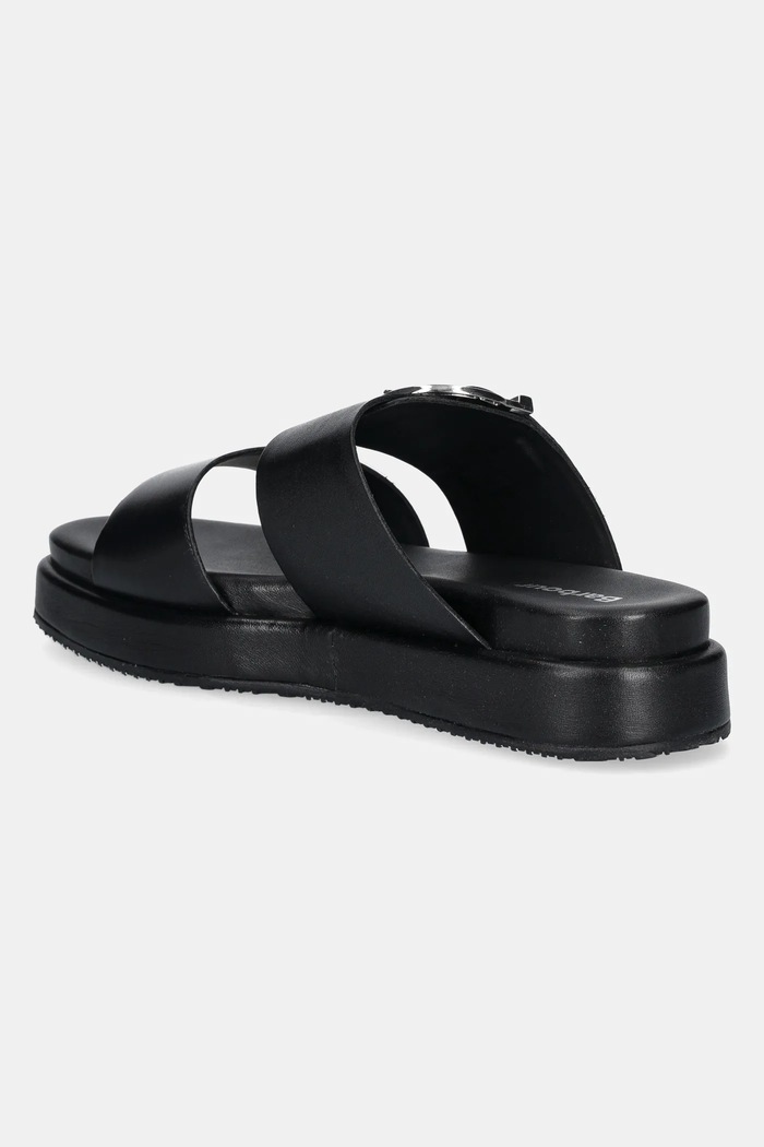Obuv Kožené šľapky Barbour Adele LFO0761BK51 čierna