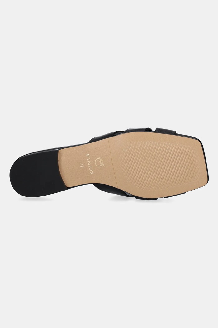 Kožené pantofle Pinko Marli SD0313.P003.Z99 černá