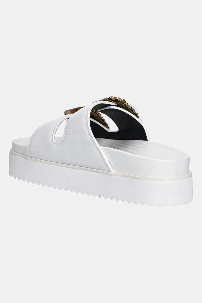 Obuwie Versace Jeans Couture klapki 78VA3SM1.ZS539.003 biały