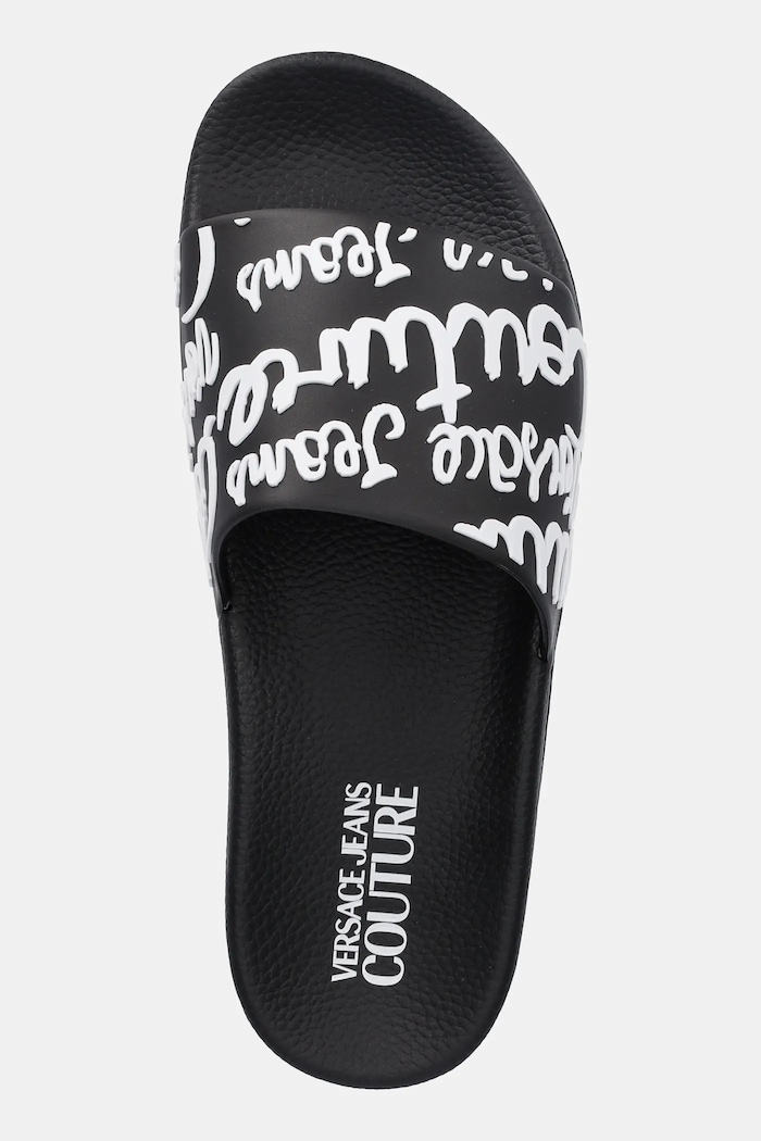 Versace Jeans Couture papuci negru 78VA3SQ1.71352.L01