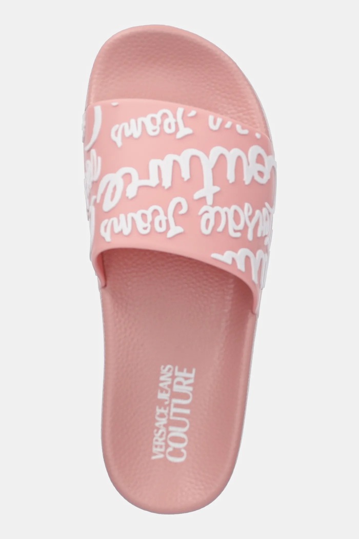 Šľapky Versace Jeans Couture oranžová 78VA3SQ1.71352.S13