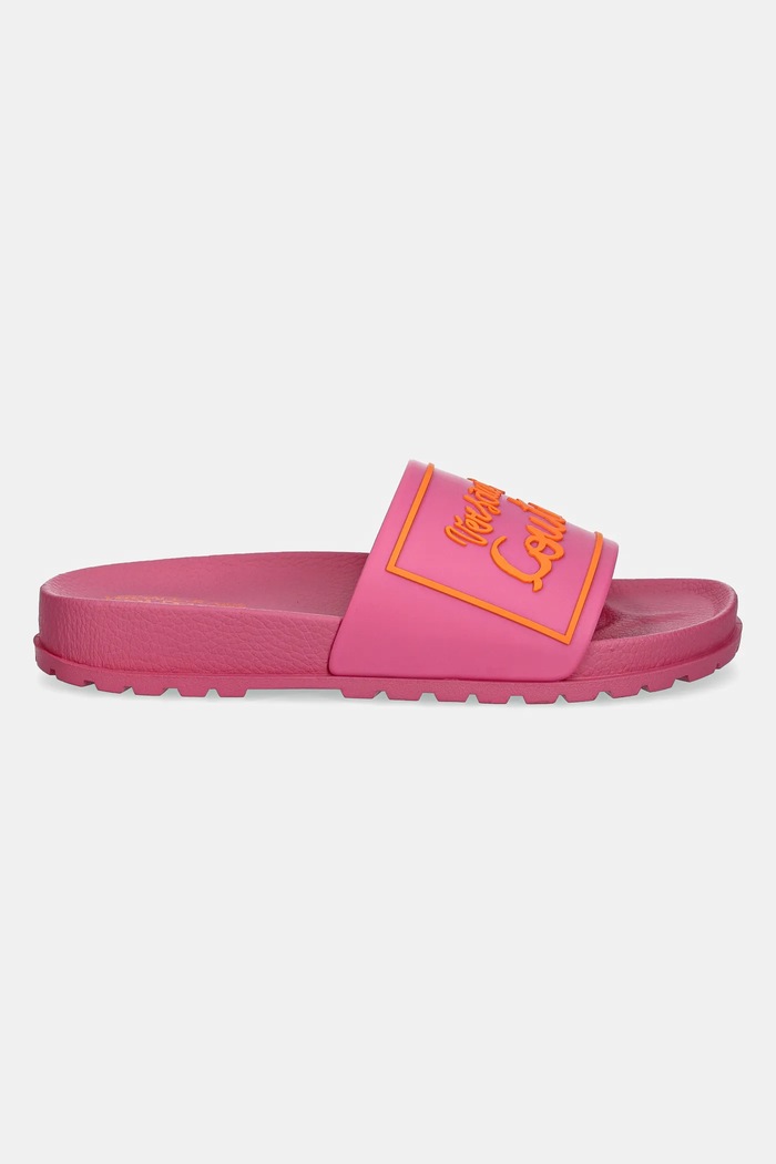Šľapky Versace Jeans Couture 78VA3SQ2.71352.494 ružová SS25