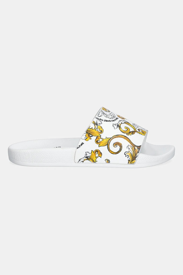 Versace Jeans Couture Klapki 78VA3SQ3.ZS365.G03 biały SS25