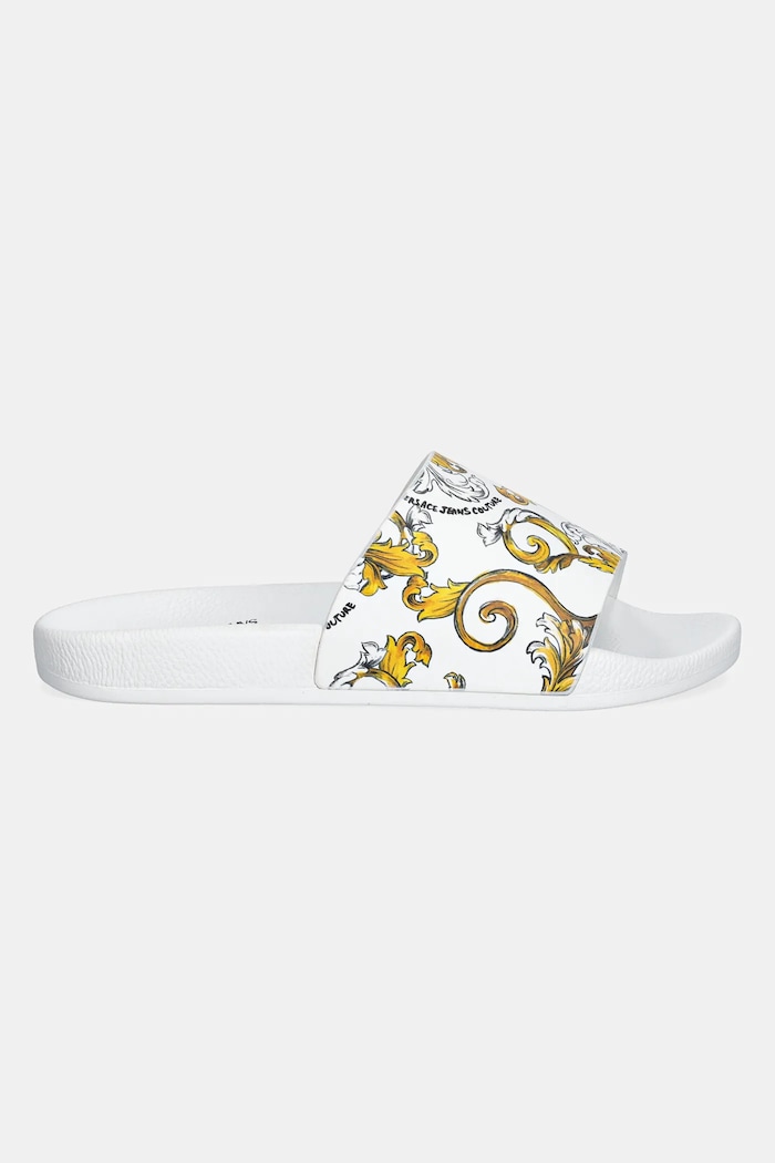 Versace Jeans Couture Klapki 78VA3SQ3.ZS365.G03 biały SS25