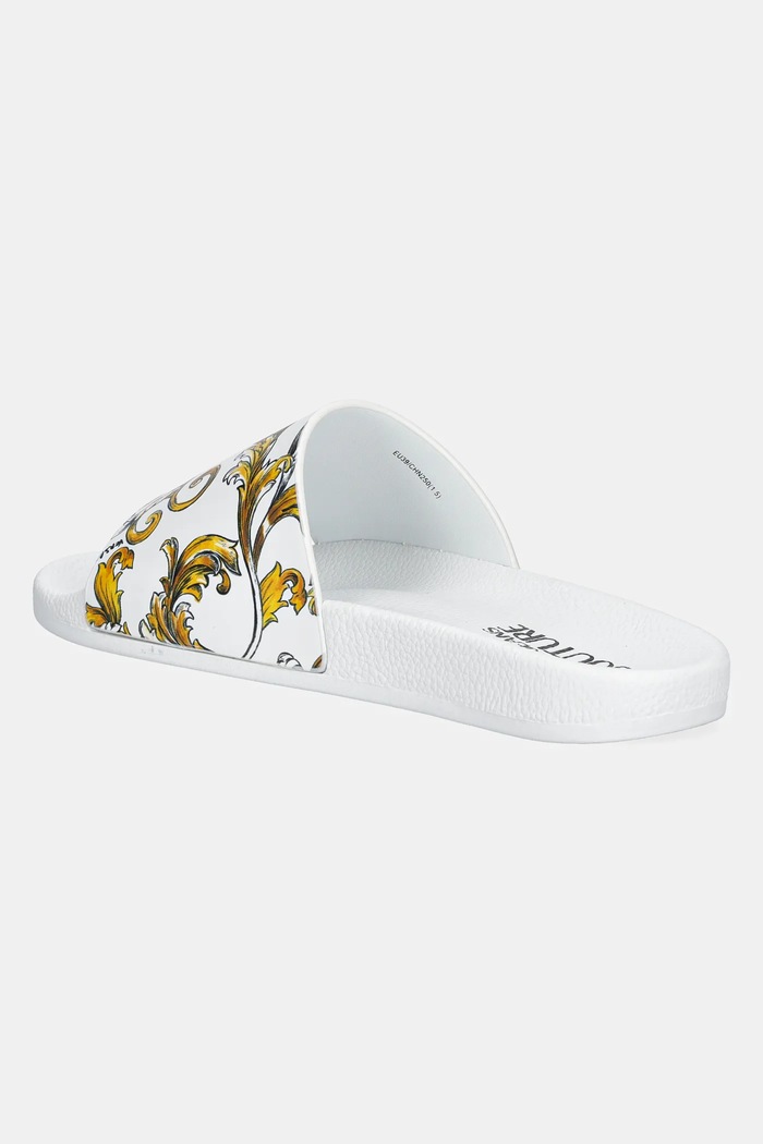 Obuwie Versace Jeans Couture Klapki 78VA3SQ3.ZS365.G03 biały