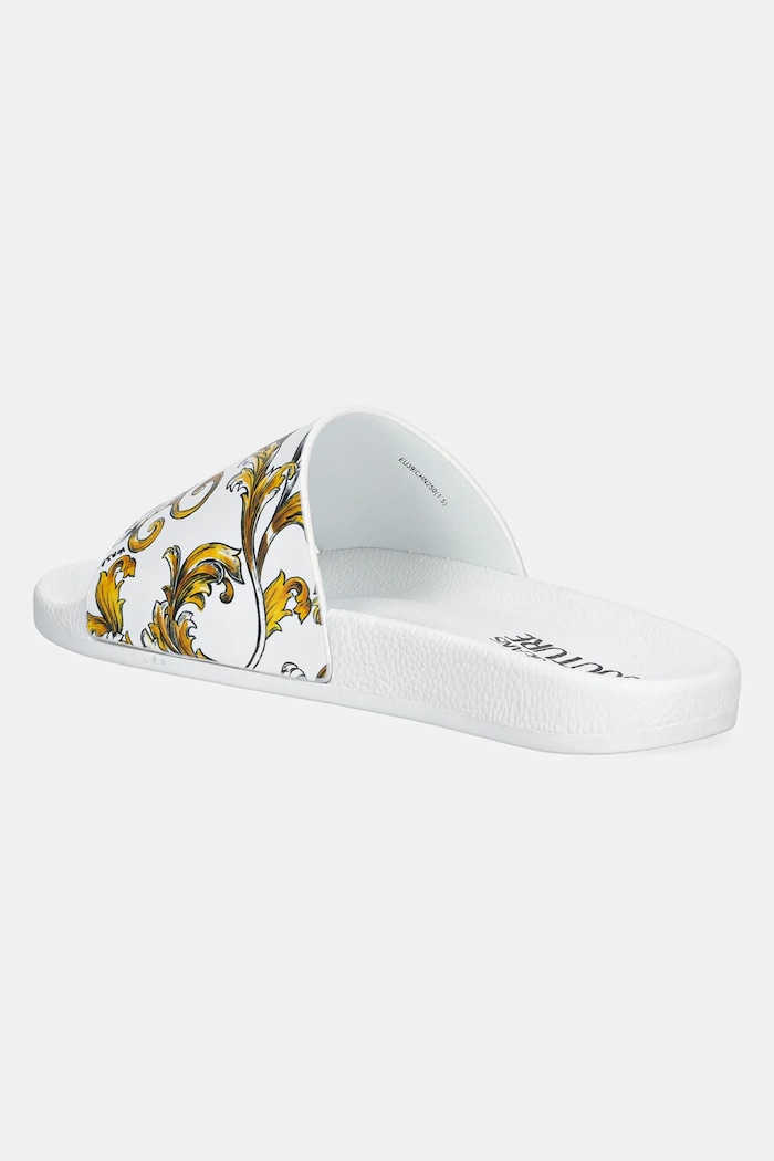 Obuwie Versace Jeans Couture Klapki 78VA3SQ3.ZS365.G03 biały
