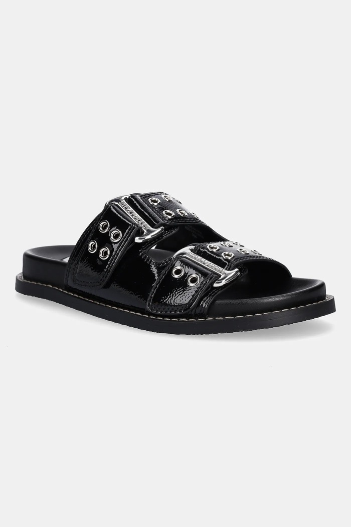 Steve Madden papucs Agent szintetikus bőr fekete SM11003678.BK1