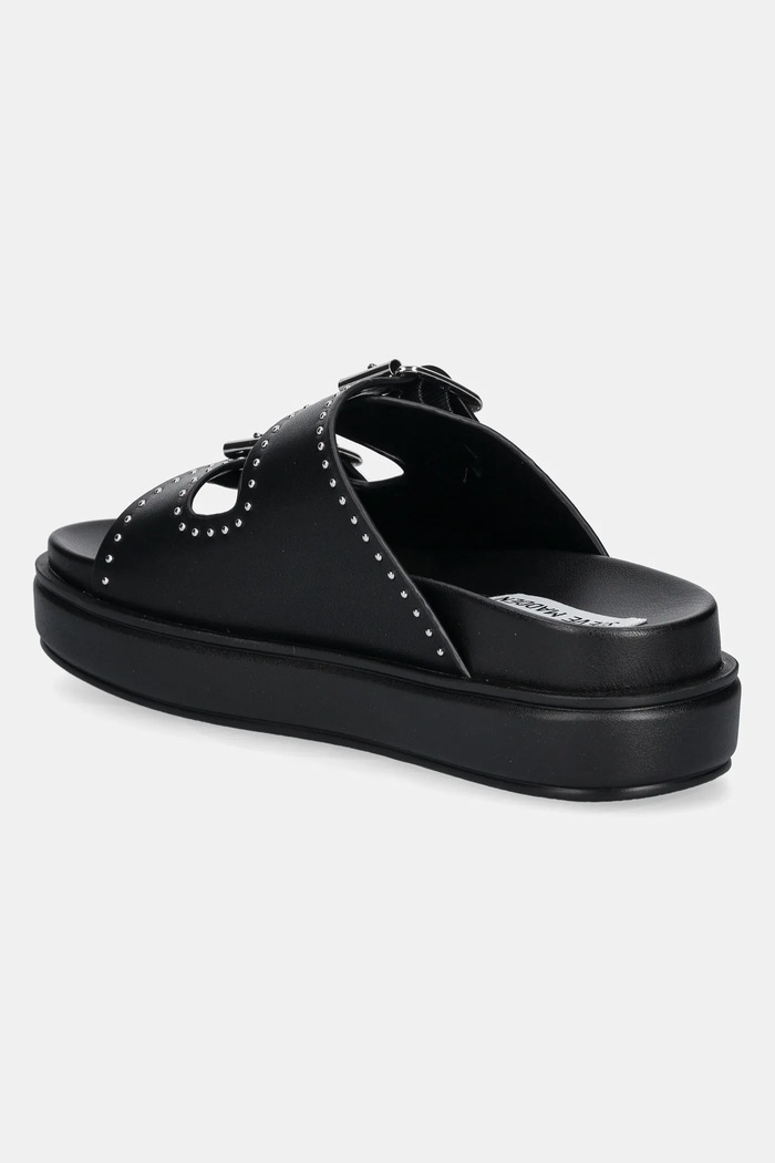 Scarpe Steve Madden ciabatte slide in pelle Freelance SM11003598.05O nero