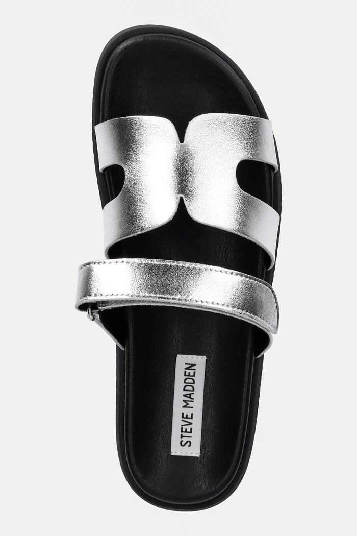 Steve Madden bőr papucs Missile ezüst SM11003028.915