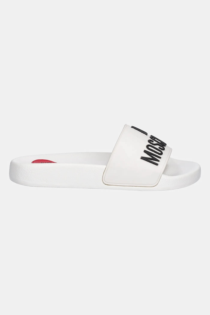 Παντόφλες Love Moschino JA28052G1MI14100 λευκό SS25