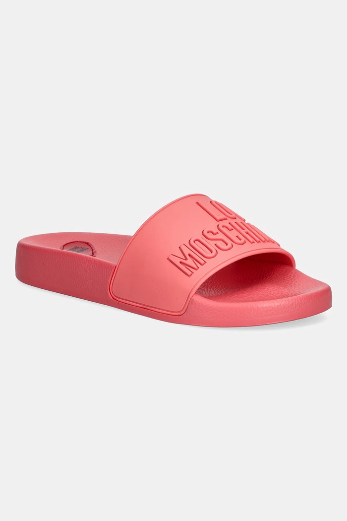 Love Moschino klapki syntetyczny pomarańczowy JA28052G1MI15502
