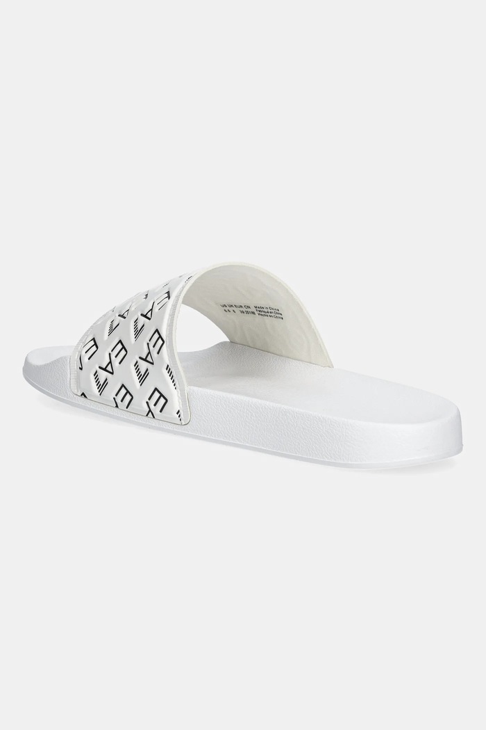 Obuwie EA7 Emporio Armani klapki damskie AF15125.7X000109 biały